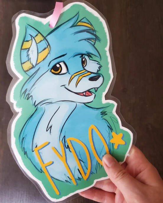 Fydo badge.