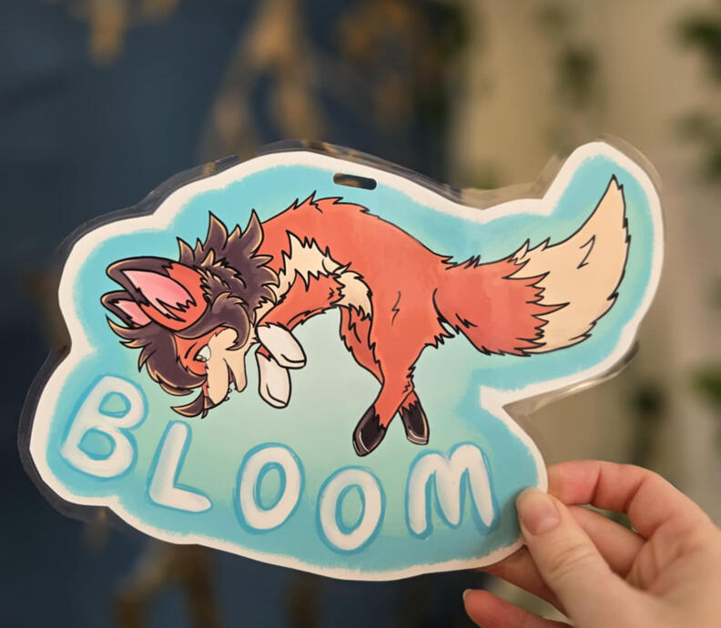 Bloom badge.